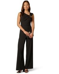 Adrianna Papell - Knit Crepe Jumpsuit - Lyst