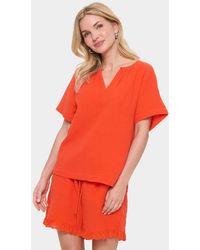 Saint Tropez - Katinasz Short Sleeve Blouse - Lyst
