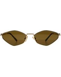Miu Miu - Oval Dark Mu 56Zs - Lyst