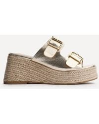 Linzi - Impact Espadrille Wedge Mules - Lyst