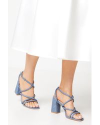 Oasis - Molly Strappy Block Heeled Sandals - Lyst