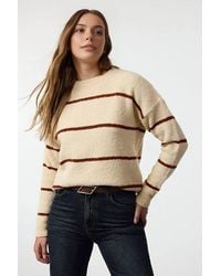 WOVCOR - Striped Soft Textured Knit Sweater - Lyst