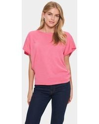 Saint Tropez - Mila Short Sleeve Round Neck Pullover - Lyst