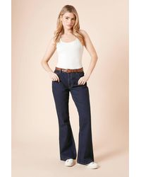 Dorothy Perkins - Comfort Stretch Flare Jean - Lyst