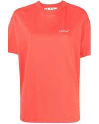 Off-White c/o Virgil Abloh - Bookish Casual Short Sleeve Crew Neck T-Shirt - Lyst