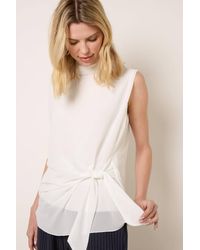 Blue Vanilla - Sleeveless Turtleneck Blouse - Lyst