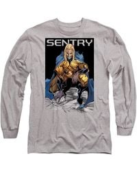 Marvel - Comics Sentry Void Grin Long Sleeve T-Shirt, Athletic Heather - Lyst
