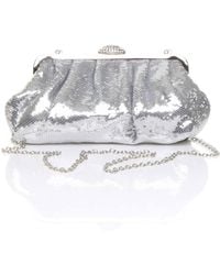 AJVANI - Sparkly Sequin Party Evening Sequin Clutch Bag - Lyst