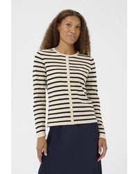 Saint Tropez - Mila Long Sleeve Slim Fit Cardigan - Lyst