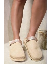IKRUSH - Rebeca Slingback Closed Toe Clogs W/ Block Heel - Lyst