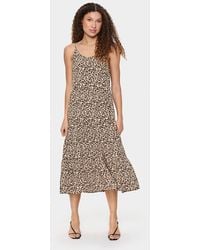 Saint Tropez - Eda Spaghetti Straps A-Line Midi Dress - Lyst