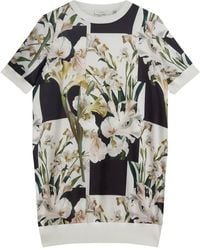 Ted Baker - Roneea Short Sleeve Crew Neck Boxy Fit Mini Dress - Lyst