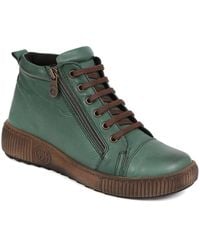 Pavers - Leather Lace-Up Boots - Lyst