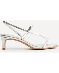 Linzi - Mode Faux Leather Heeled Sandals - Lyst