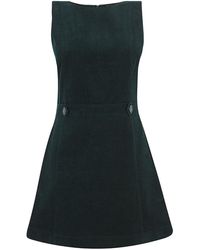 oasis green cord dress
