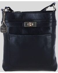 Ashwood Leather - Real Leather Crossbody Bag W/ Adjustable Strap - Lyst