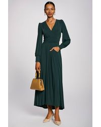 Jolie Moi - Long Sleeve Soft Jersey Maxi Dress - Lyst