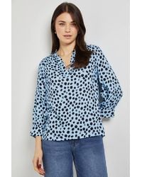 Dorothy Perkins - Spot Printed Overhead Shirt - Lyst