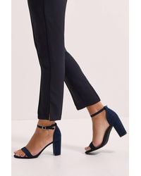 Dorothy Perkins - Wide Fit Spark High Block Heel Sandals - Lyst