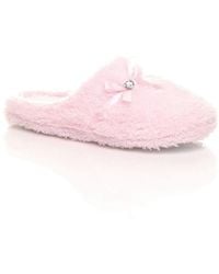 AJVANI - Fleece Mules Slippers - Lyst