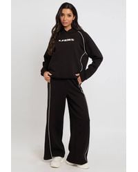 Urban Bliss - Piped Wide Leg Joggers - Lyst