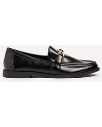 Linzi - Affluent Faux Leather Slip On Loafer - Lyst