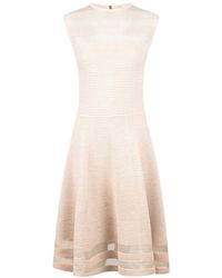 Ted Baker - Saalli Sleeveless Round Neck Regular Fit Midi Dress - Lyst