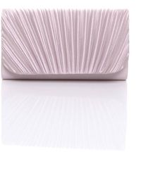 AJVANI - Evening Pleated Satin Prom Party Bag - Lyst
