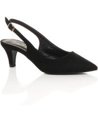 AJVANI - Mid Heel Slingback Pointed Toe Court Shoes - Lyst