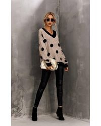 FS Collection - Wool Blended V Neck Jumper - Lyst