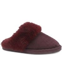Pavers - Wide Fit Fur Slippers - Lyst