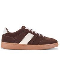 Clarks - Seco Speed Dark Suede Trainers, Lace Up - Lyst