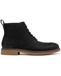 Clarks - Chelwood Hi Oily Leather Ankle Boots, Lace Up - Lyst