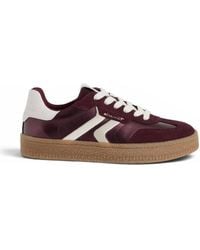 Infinity Leather - Tamaris Leather Trainers Sneaker Shoes - Lyst