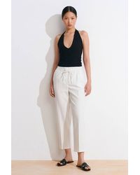 Dilvin - Striped Straight-Leg Woven Jogger Pants - Lyst