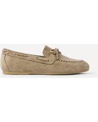 Linzi - Relevant Faux Suede Loafers - Lyst