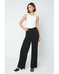 Oasis - Wide Leg Twill Relaxed Trouser - Lyst
