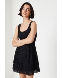 Oasis - Occasion Lace Strappy Tiered Mini Dress - Lyst