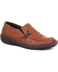 Pavers - Leather Slip On Shoes - Lyst