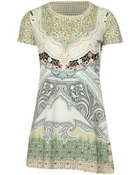 Etro - Preloved Short Sleeve Print Casual Dress - Lyst