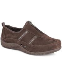Pavers - Memory Foam Leather Slip On Trainers - Lyst