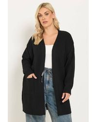 Yours - Knitted Longline Cardigan - Lyst