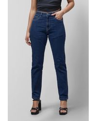 Enorsia - Authentic High Waisted Regular Fit Jeans - Lyst