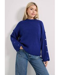Dorothy Perkins - Button Overarm Sweater - Lyst