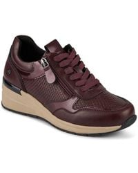 Pavers - Platform Lace-Up Trainers W/ Side Zip - Lyst