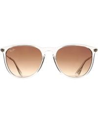 Ray-Ban - Round Transparent Light Gradient Rb4171 Erika - Lyst