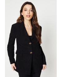 Oasis - Cord Single Breasted Blazer - Lyst