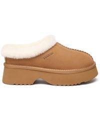 EverAu Australia - Savanna Ankle Chunky Platform Real Sheepskin Boots - Lyst