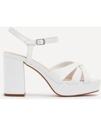 Linzi - Keliah Faux Leather Platform Heels - Lyst