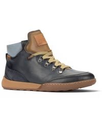 Infinity Leather - Leather Lace Up Sneakers Trainer Shoes - Lyst